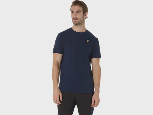 ASA-H1 (Asics spiral embroidery t-shirt midnight navy) 122592500