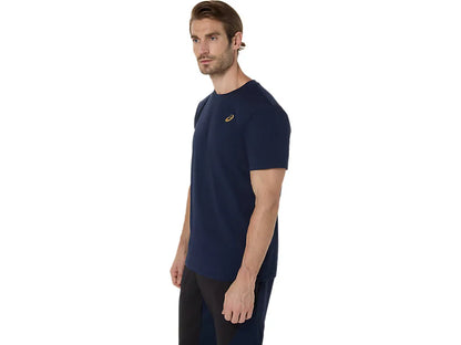 ASA-H1 (Asics spiral embroidery t-shirt midnight navy) 122592500