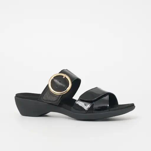 HP-E4 (Hush puppies astounding black/black patent) 92597391