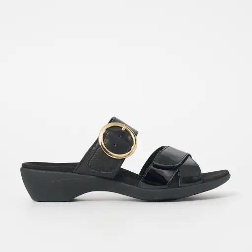 HP-E4 (Hush puppies astounding black/black patent) 92597391