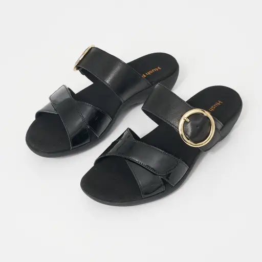 HP-E4 (Hush puppies astounding black/black patent) 92597391