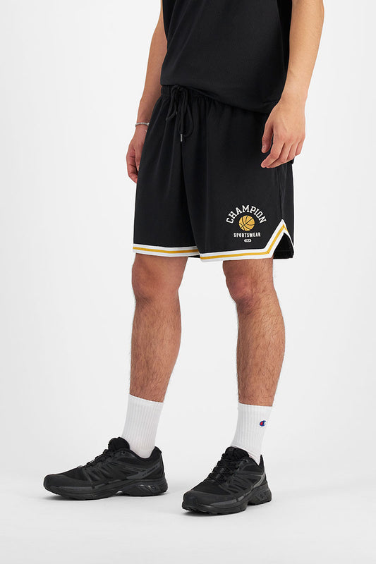 CA-I11 (Champion lifestyle clubhouse basketball shorts black) 72394347 CHAMPION