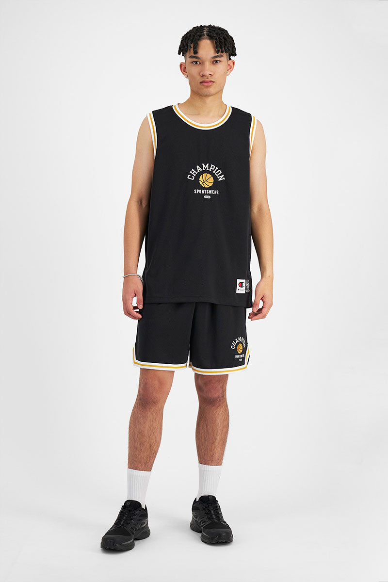 CA-I11 (Champion lifestyle clubhouse basketball shorts black) 72394347 CHAMPION