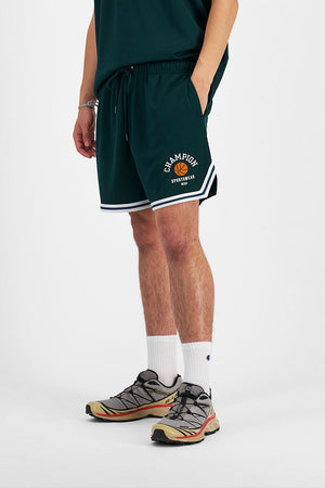 CA-J11 (Champion lifestyle cluhouse basketball shorts mid field green) 72394347 CHAMPION