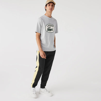 LCA-V15 (Lacoste monogram logo t-shirt silver chine) 32296304 LACOSTE