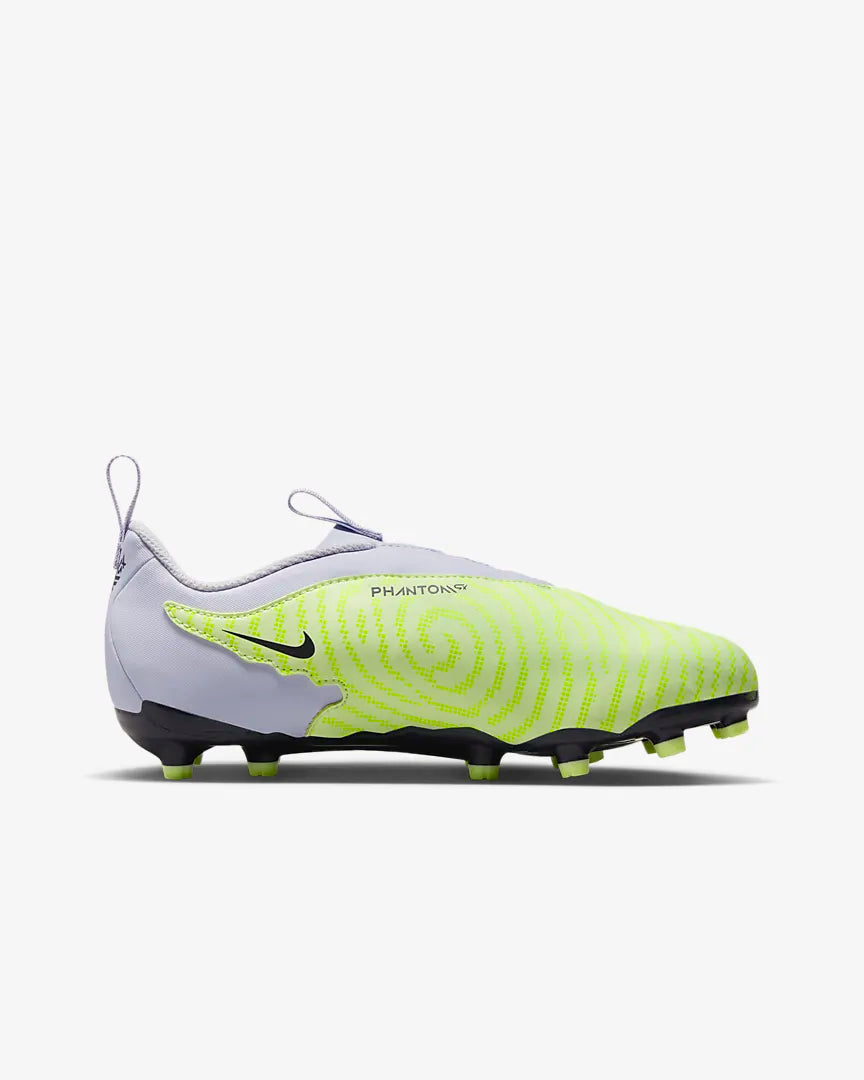 N-S135 (Nike jr phantom gx academy fg/mg barely volt/gridiron/barely grape) 52395115 NIKE