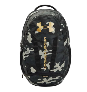 UAE-W2 (Under armour unisex hustle 5.0 backpack black/metallic gold) 22493913
