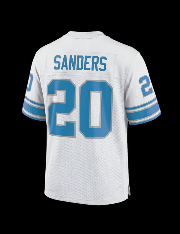 MNA-F52 (Mitchell & ness nfl detroit lions 1989 barry sanders legacy jersey white) 726910869