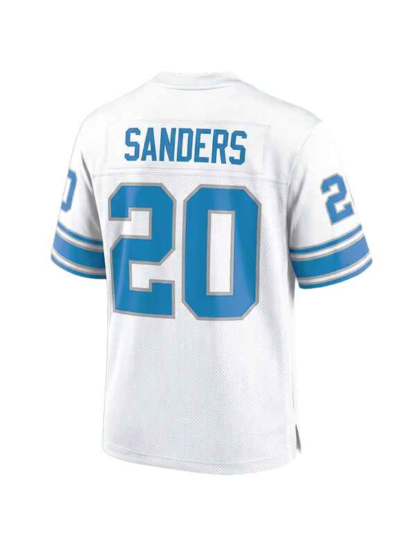 MNA-F52 (Mitchell & ness nfl detroit lions 1989 barry sanders legacy jersey white) 726910869
