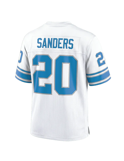 MNA-F52 (Mitchell & ness nfl detroit lions 1989 barry sanders legacy jersey white) 726910869