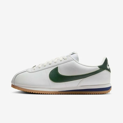 N-E140 (Nike cortez leather summit white/fir/midnight navy)