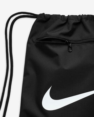 NE-L25 (Nike brasilia drawstring bag 9.5 18 L black/white) 122391790