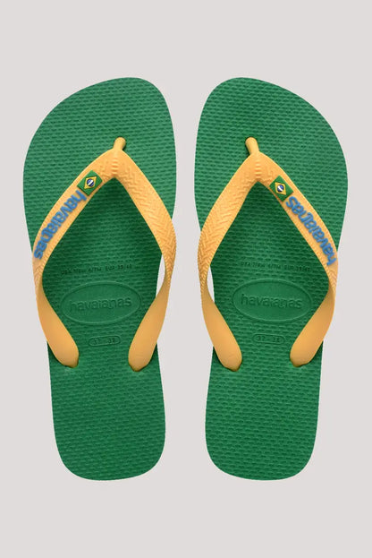HA-W7 (Havaianas brazil logo 2079 green/yellow) 122591956