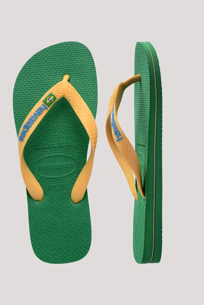 HA-W7 (Havaianas brazil logo 2079 green/yellow) 122591956