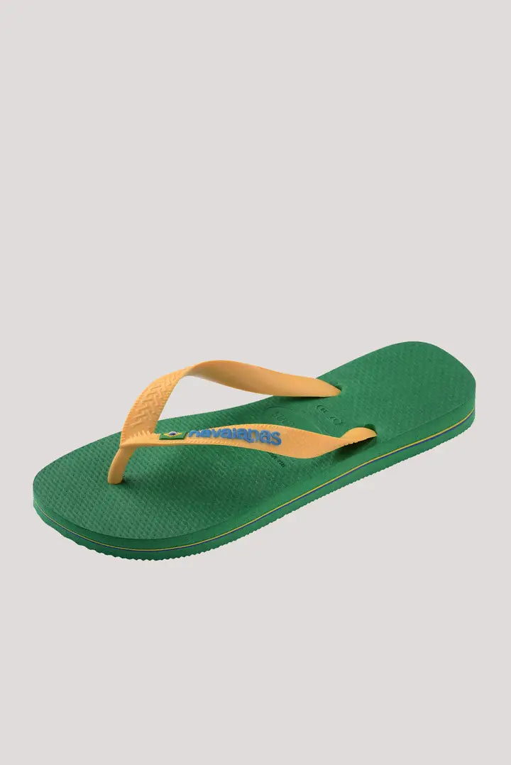 HA-W7 (Havaianas brazil logo 2079 green/yellow) 122591956