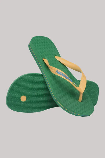 HA-W7 (Havaianas brazil logo 2079 green/yellow) 122591956