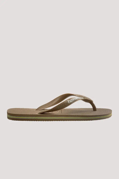 HA-Z6 (Havaianas brazil logo flip flops tan 3581) 112391739