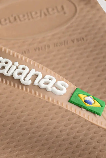 HA-Z6 (Havaianas brazil logo flip flops tan 3581) 112391739