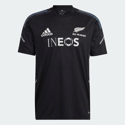 AA-M20 (Adidas all blacks rugby performance tee black/white/wonder steel) 42393638 ADIDAS