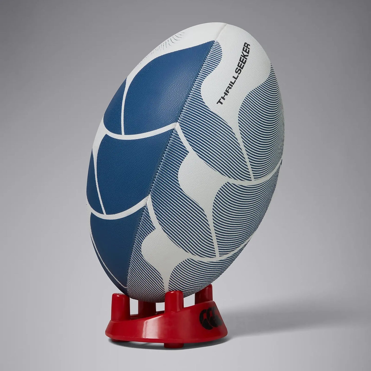CCCE-D (Canterbury thrillseeker play rugby ball white/blue) 32691304