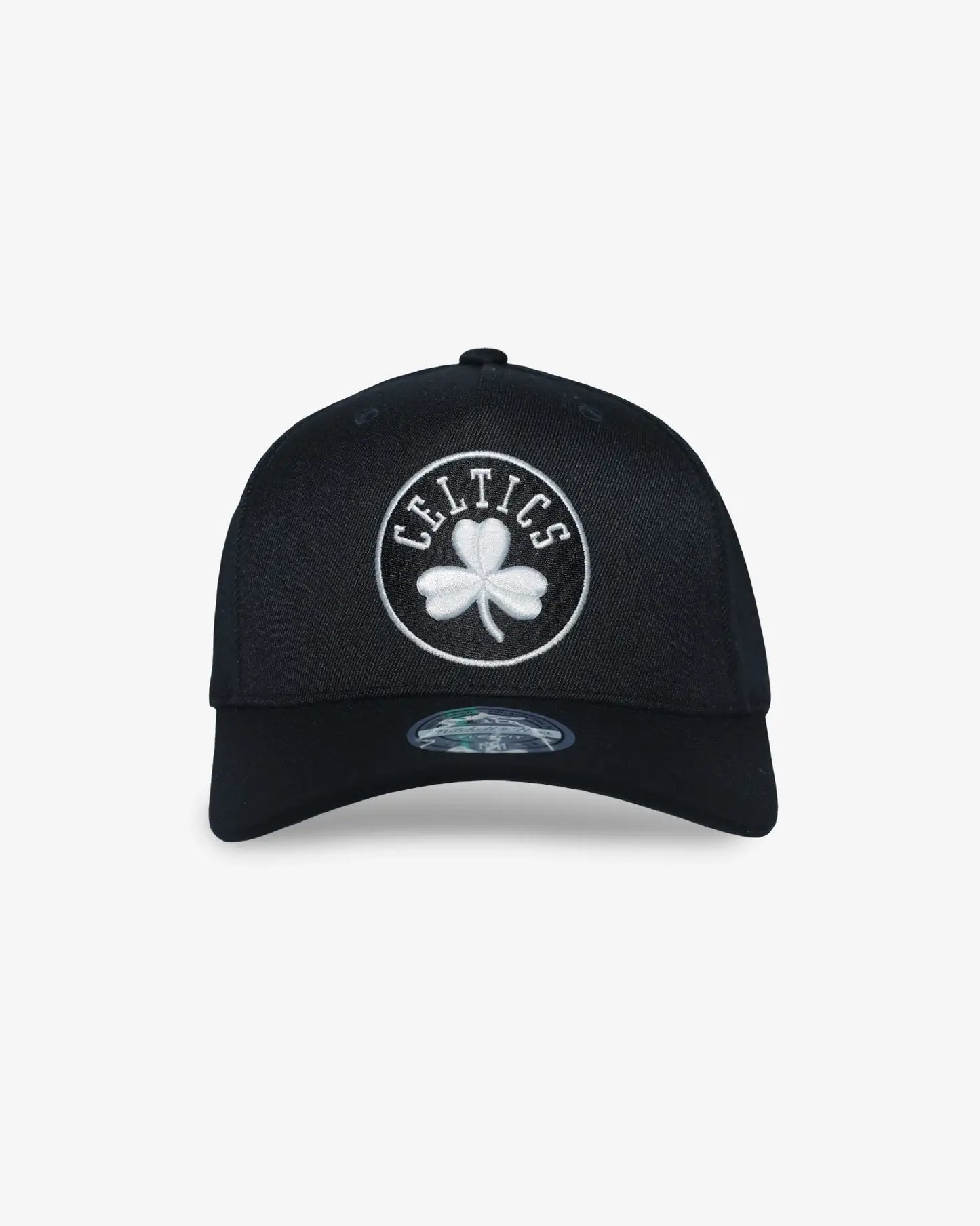 MNA-I46 (Mitchell & ness black & white boston celtics flex fit snapback black osfm) 92592391
