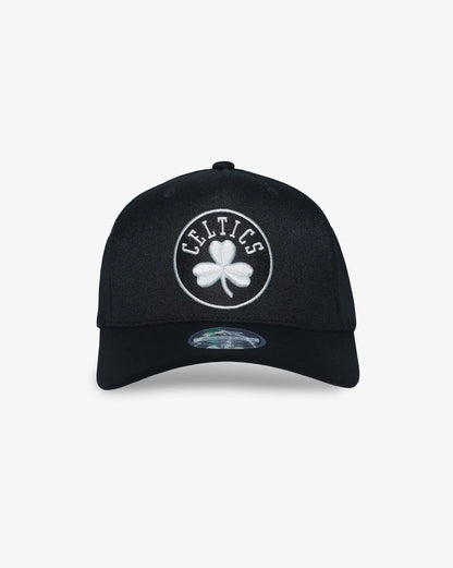 MNA-I46 (Mitchell & ness black & white boston celtics flex fit snapback black osfm) 92592391