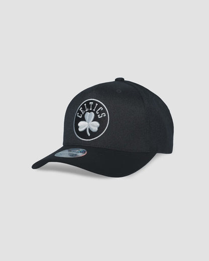 MNA-I46 (Mitchell & ness black & white boston celtics flex fit snapback black osfm) 92592391