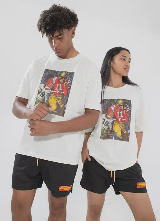 CA-T13 (Champion heritage wos gfx short sleeve tee ivory white) 112493043