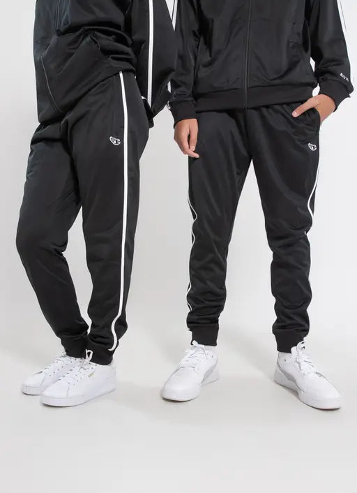 CA-U12 (Champion lifestyle zip through track jacket and skinny jogger set black) 22498477