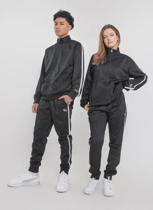 CA-U12 (Champion lifestyle zip through track jacket and skinny jogger set black) 22498477