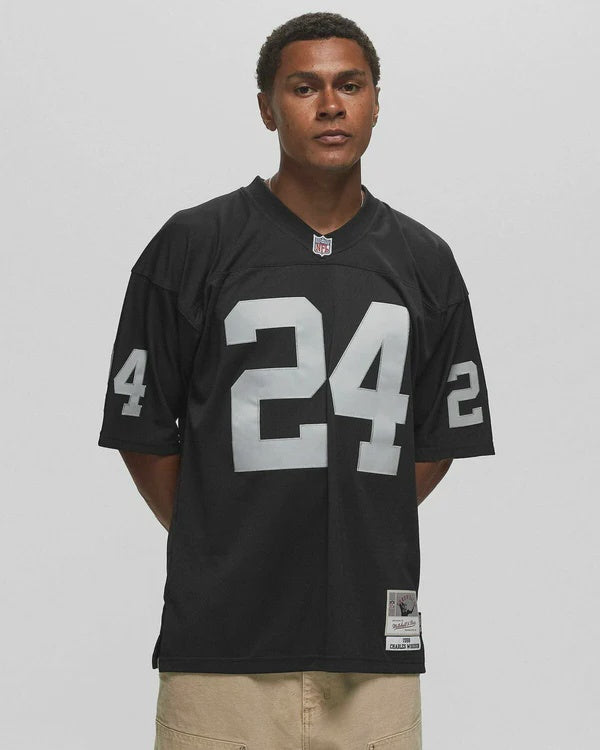 MNA-C51 (Mitchell and ness legend jersey oakland raiders charles woodson 98 road black) 426910869
