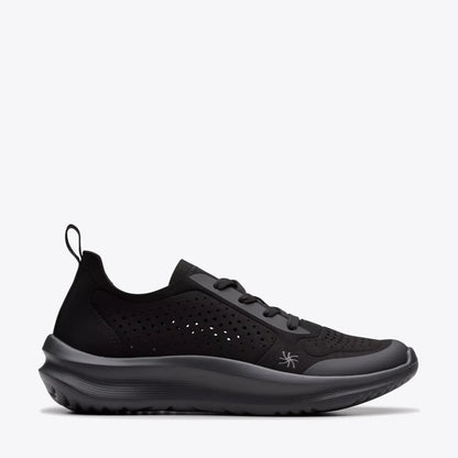 CL-C (Clarks cloudsteppers womens solevana tie black) 72695595