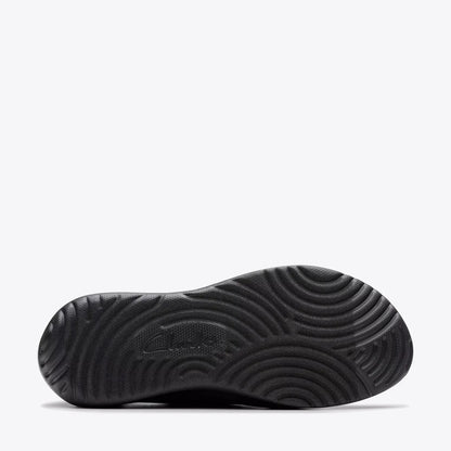 CL-C (Clarks cloudsteppers womens solevana tie black) 72695595