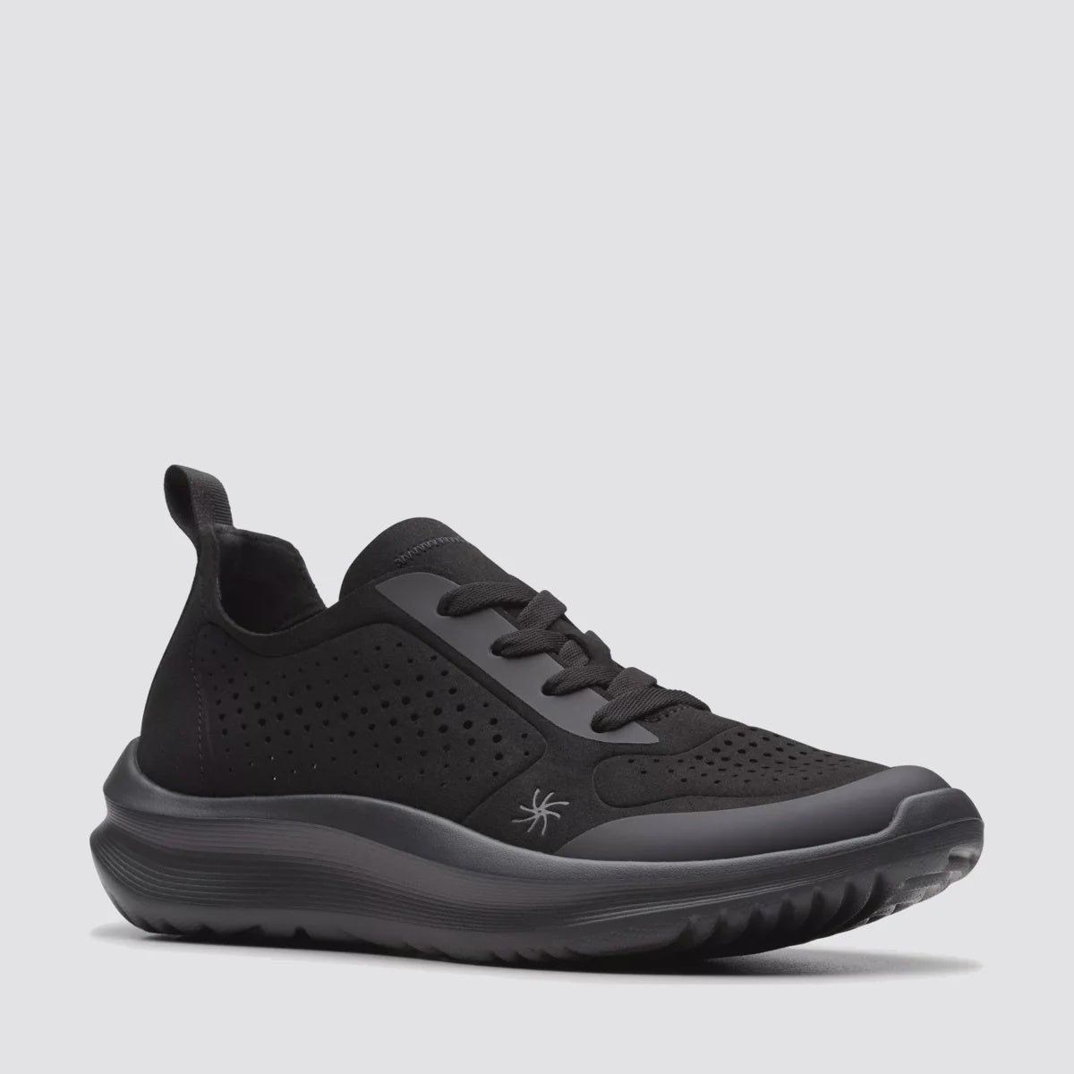 CL-C (Clarks cloudsteppers womens solevana tie black) 72695595
