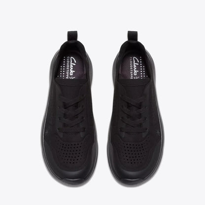 CL-C (Clarks cloudsteppers womens solevana tie black) 72695595