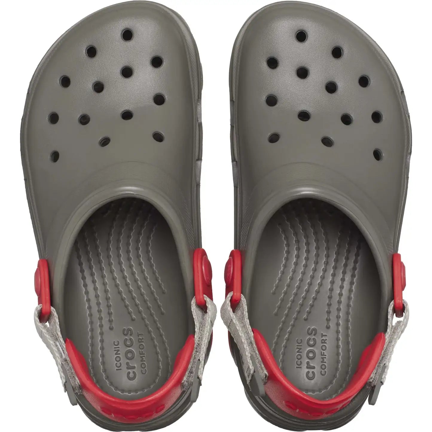 CR-X7 (Crocs classic all terrain clog toddlers dusty olive) 122393043