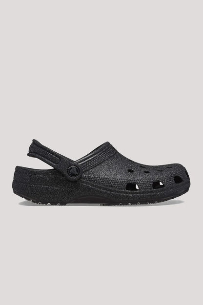 CR-W8 (Crocs classic glitter clog black glitter) 32494782