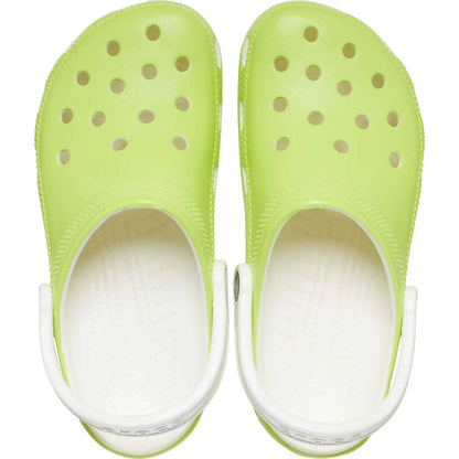 CR-S7 (Crocs classic glow in the dark clog limeade) 122394347