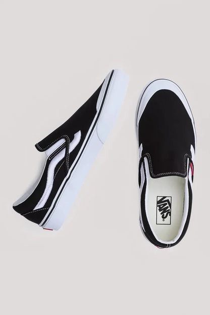 V-S15 (Vans classic slip-on 138 sidestripe black/true white) 52495767