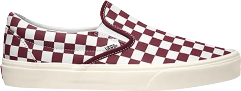 V-H11 (VANS CLASSIC SLIP ON CHECKBOARD PORT ROYALE/MARSHMALLOW)121894778