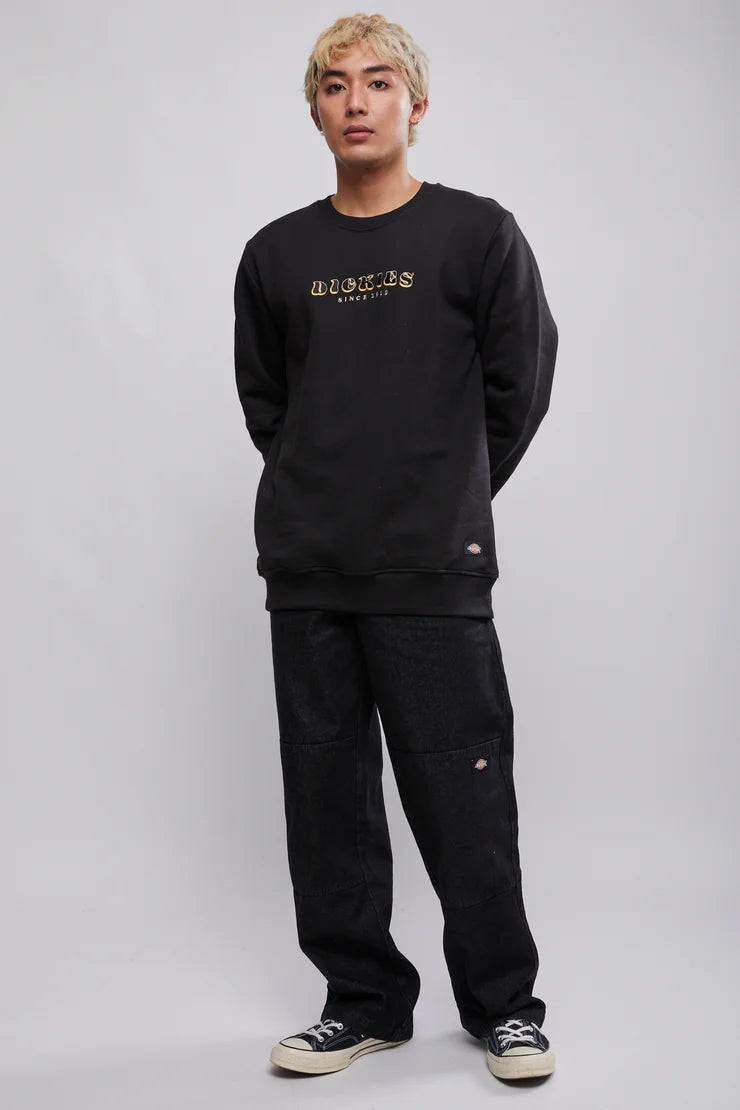 D-Q5 (Dickies cleaver crew neck sweater black) 52395215 DICKIES