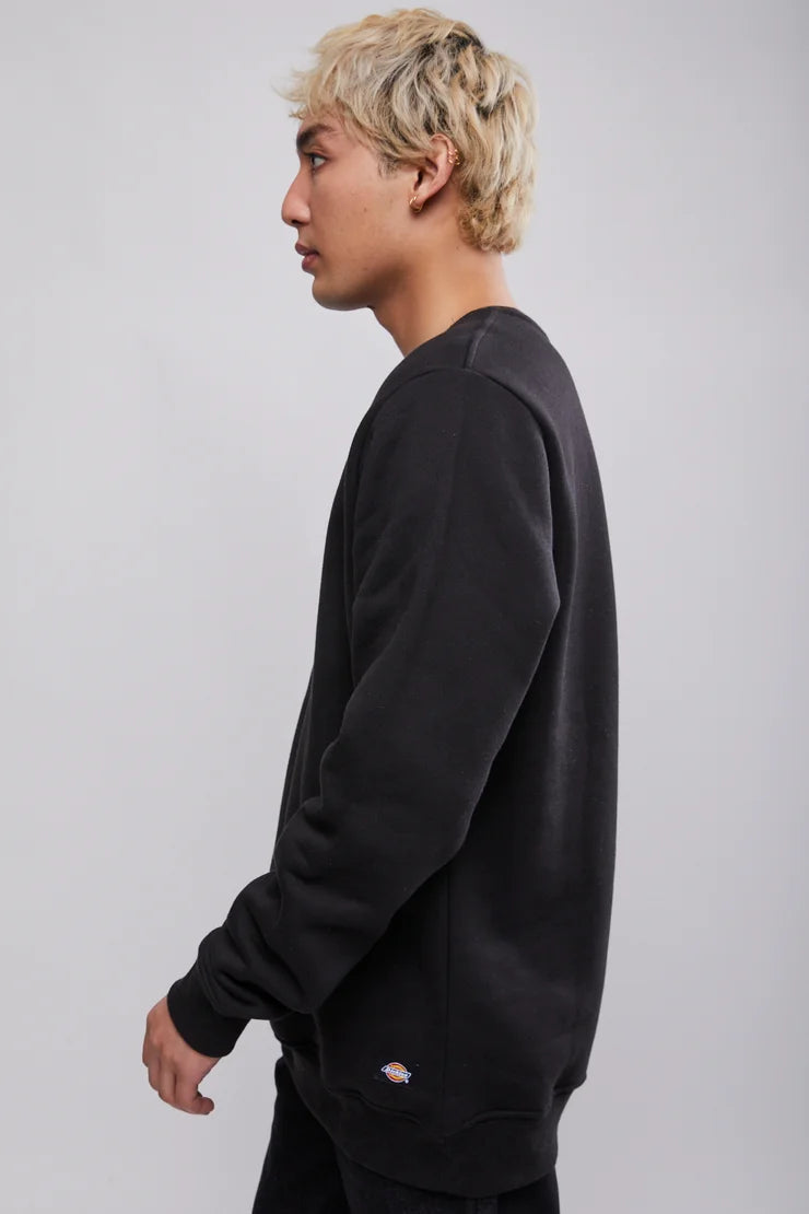 D-Q5 (Dickies cleaver crew neck sweater black) 52395215 DICKIES