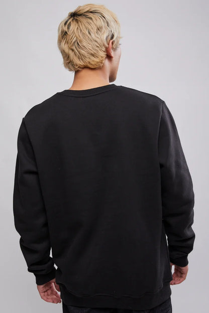 D-Q5 (Dickies cleaver crew neck sweater black) 52395215 DICKIES