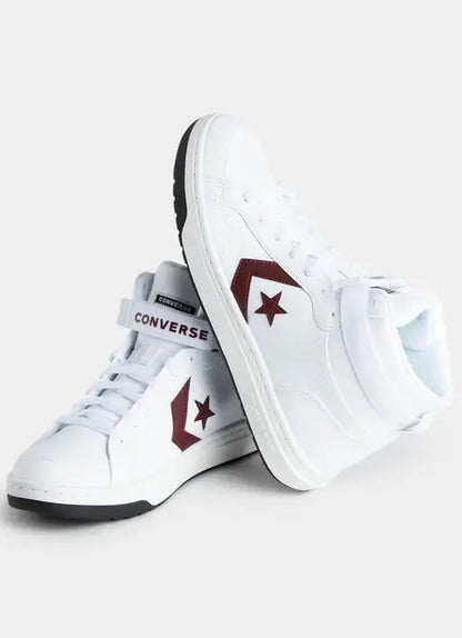 CT-N38 (Converse pro blaze V2 leather mid white/cherry daze) 32496100