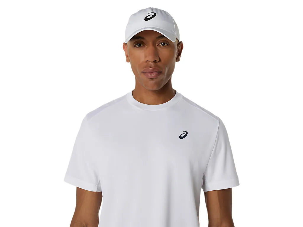 ASA-P2 (Asics men's court short sleeve top brillant white) 82693000