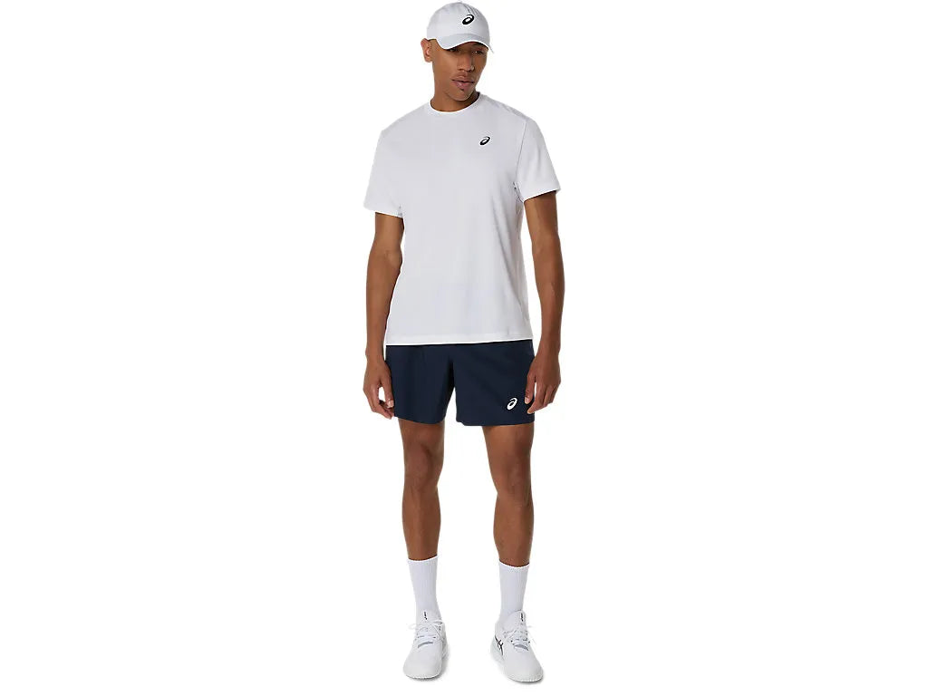 ASA-P2 (Asics men's court short sleeve top brillant white) 82693000