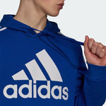 AA-K20 (Adidas big logo 3 stripes fleece hoodie royal blue/white) 42394329 ADIDAS
