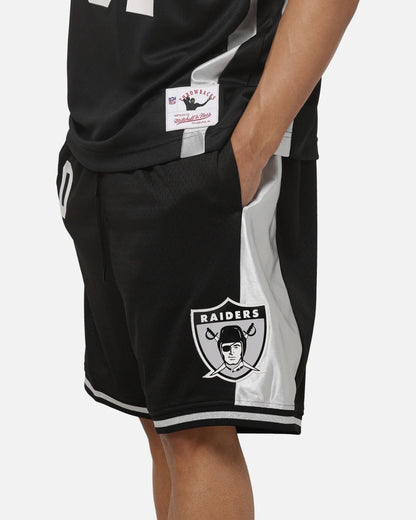MNA-O53 (Mitchell & ness las vegas raiders established mesh shorts black) 82695652