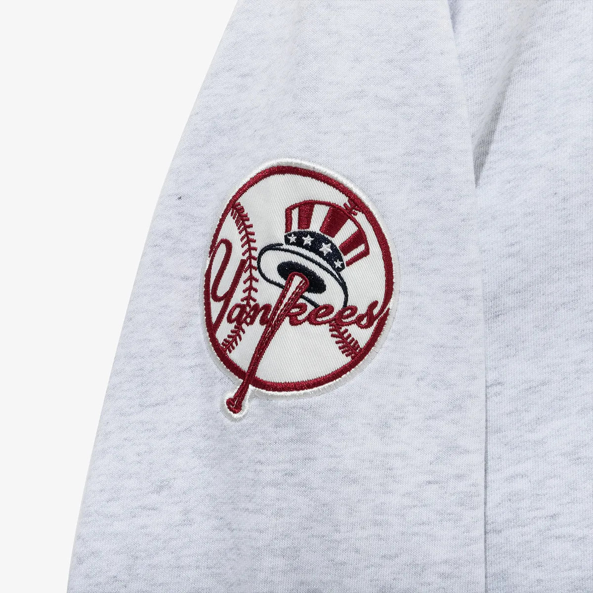 NEA-U11 (New era mlb team logo select new york yankees crewneck heather grey) 52596500