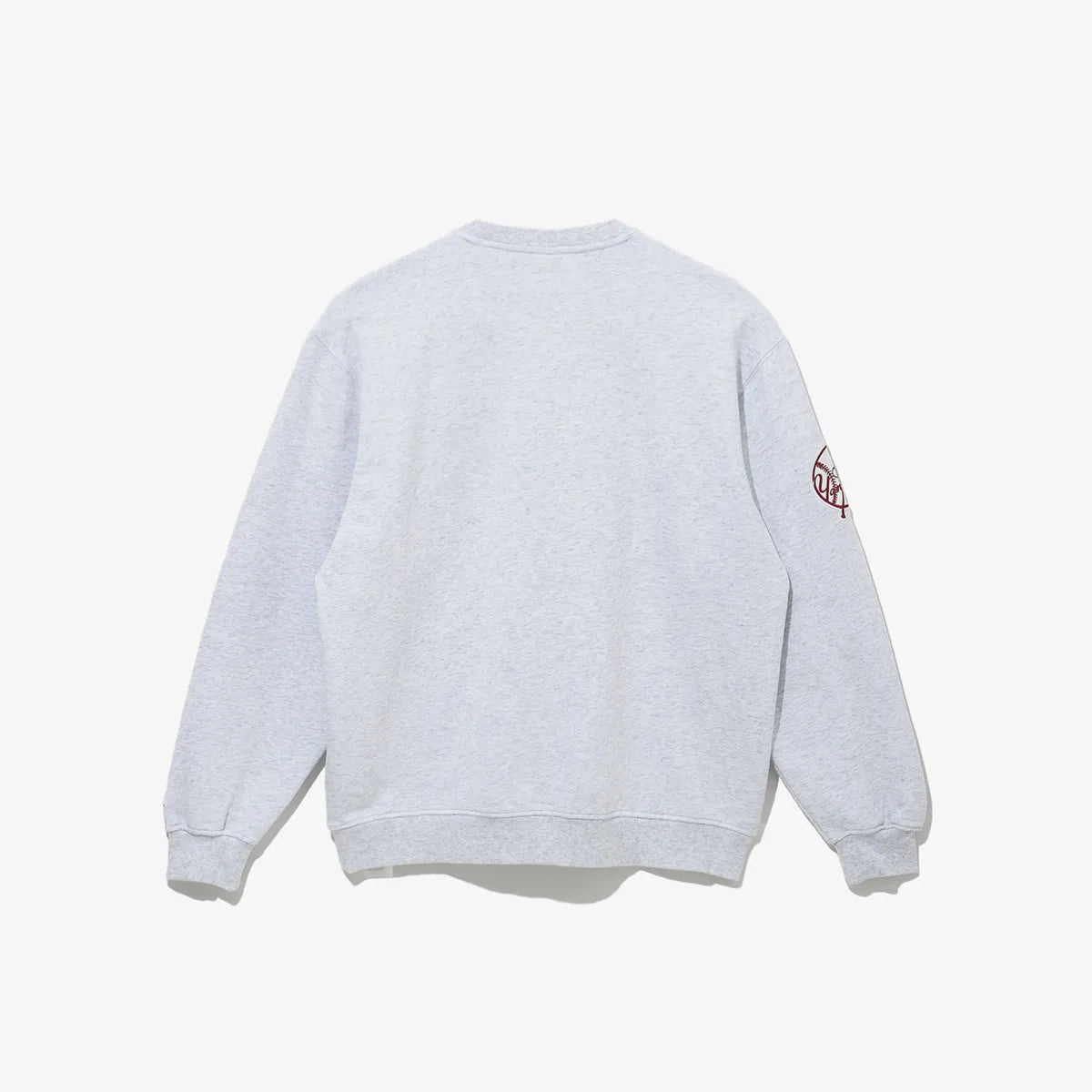 NEA-U11 (New era mlb team logo select new york yankees crewneck heather grey) 52596500